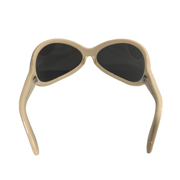 ACNE STUDIOS Arcturus New Oval Acetate Sunglasses Ivory $390 - Picture 5 of 6